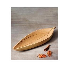 Plato Rectangular de Madera de Acacia con Diseño Floral, Hecho a Mano, Esmaltado y Pulido, Ecológico, Moderno - Product Image 2