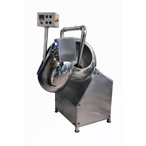 Automatic Stainless Steel Sugar Coating Production Line for Tablets Nuts & Confectionery | GMP Coating Pan 100kg/h Capacity 220V - Product Image 4