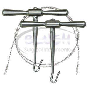 Gigli Saw Wire Set With Two Handles Rust Free Reusable Stainless Steel Orthopedic Surgical Instruments By <b>Blush</b> Surgical - Product Image 1