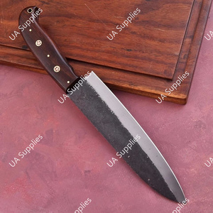 มีดทำครัวเชฟเหล็กกล้าไร้สนิมตีขึ้นรูปด้วยมือ ด้ามไม้พะยูง คมกริบ ทนทาน ขนาด 8 นิ้ว คุณภาพสูง ใช้ได้ทุกวัน รับผลิตแบบ OEM - Product Image 4