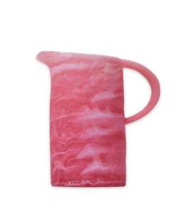 Handmade Unique Swirl Resin Jug Decorative Water Pitcher Drinkware Mugs for Kitchen Table Crafted Treasures Kitchenware - Product Image 5