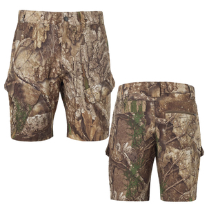 Shorts de camouflage pour la chasse en plein air pour hommes, shorts de jogging légers en coton imprimé - Product Image 1