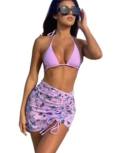 Conjunto de Bikini de 3 Piezas para Mujer, Diseño Sexy 2026, Tejido de la Mejor Calidad, Estampado por Sublimación, Ropa de Playa - Product Image 5
