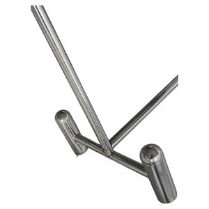 Porte-vêtements métallique de luxe réglable, pliable, portable, robuste, sur pied, OEM ODM Vietnam - Product Image 6