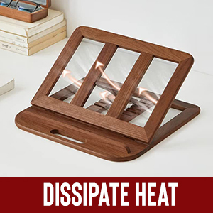 Wholesale Adjustable Wooden Laptop <b>Stand</b> Ergonomic Laptop Riser Foldable Desktop Notebook <b>Stand</b> <b>for</b> Office Home - Product Image 4