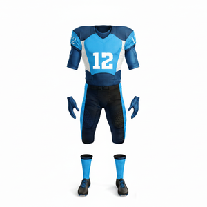 Uniforme de football américain de qualité supérieure, logo personnalisé, 100% polyester respirant, prix de gros, ensemble d'uniformes de football américain - Product Image 5