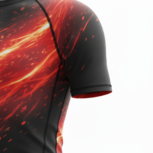 Camiseta de compresión al por mayor para hombres, mujeres y niños, para MMA, BJJ, Jiu Jitsu, entrenamiento sin gi, personalizada, sublimada, duradera, para natación. - Product Image 5