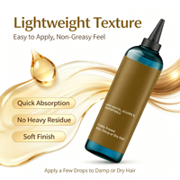 Minyak Rambut Rosemary, Minyak Penumbuh Rambut, Biotin, Jojoba, Castor, Perawatan Rambut, Perawatan Kulit Kepala, Perbaikan Rambut, Anti Frizz, OEM Private Label 198ml