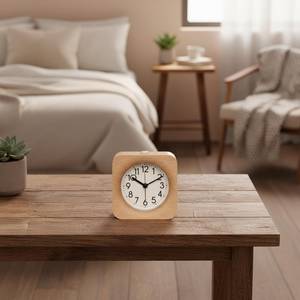 Reloj de Noche de Madera con Acabado Natural y Diseño Elegante - Product Image 5