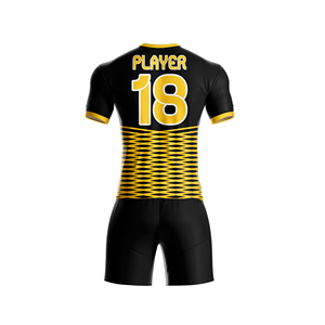 Ensemble de maillots de football personnalisés, tenue de football durable en polyester, vêtements d'équipe, fabricant de vêtements de sport en gros OEM ODM, usine de football - Product Image 2