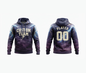 Sudadera Deportiva Unisex Sublimada, Sudadera de Poliéster Premium Diseñada para Logotipos, Nombres y Gráficos de Equipos Personalizados - Product Image 2