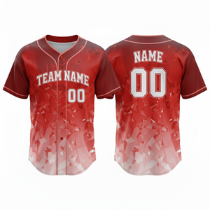 Maillot de baseball personnalisé pour adultes, imprimé par sublimation, tissu en maille, confortable, durable, séchage rapide, respirant, vêtements de sport unisexes - Product Image 5