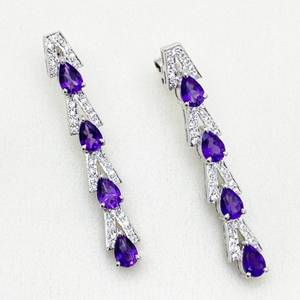 Boucles d'oreilles en argent sterling de haute qualité avec perles, confortables à porter, finition lisse, à prix de gros compétitif - Product Image 6