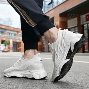 Chaussures rehaussantes pour hommes, baskets décontractées noires, chaussures invisibles pour augmenter la taille, chaussures rehaussantes pour hommes 8 cm - Product Image 6