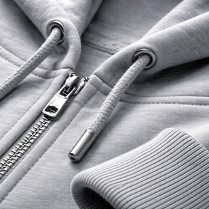Sudadera de Invierno de Algodón 100% Grueso Personalizada al por Mayor, Tipo Velour, con Patrón Sólido Bordado y Transpirable - Product Image 4