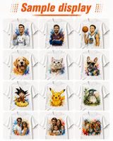 Machine d'impression de t-shirts FUNSUN AI pour petites entreprises, personnalisation de vêtements, imprimante DTG avec solution à fort rendement
