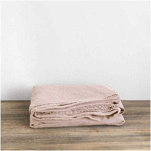 Parure de lit de mariage 3 pièces haut de gamme en lin 100 % (100 fils/cm²) – Écologique, toutes saisons, résistante à la décoloration – Vente directe usine - Product Image 4
