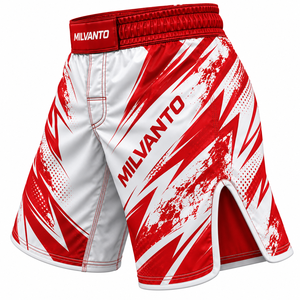 กางเกงชกมวย MMA แบบกำหนดเอง กางเกงมวยไทย กางเกงฝึกซ้อมคิกบ็อกซิ่ง กางเกงกีฬาแห้งเร็ว น้ำหนักเบา กางเกงศิลปะการต่อสู้ - Product Image 4