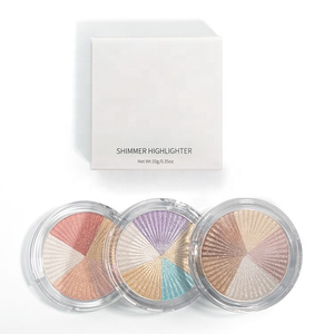 ไฮไลท์เตอร์เนื้อชิมเมอร์ 5 สี รุ่นใหม่ แต่งหน้าวีแกน ไฮไลท์เตอร์แบบกดอัด รับทำโลโก้ ไฮไลท์เตอร์พาเลท - Product Image 6