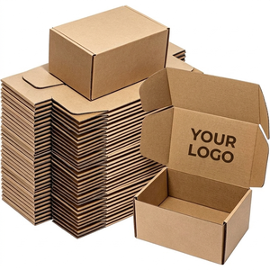 Caja de Envío Corrugada Reciclable Personalizada, Cartón de Embalaje Comercial Impreso Flexográficamente para Uso en Logística de Comercio Electrónico, Mayorista - Product Image 4
