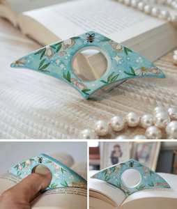 Soporte de Resina para Páginas de Libro |   Herramienta de Lectura con una Sola Mano - Product Image 4