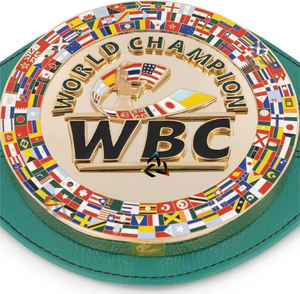 Ceinture de championnat de boxe W.BC personnalisée, nouvelle, en cuir de vachette de qualité supérieure, boucle en acier, robuste, sportive, rose/argent, sangle réglable - Product Image 3