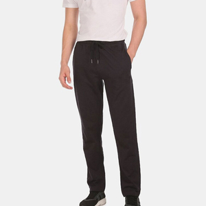 Oversize Customized High Street Canvas Streetwear Casual Men <b>Trousers</b> <b>Waterproof</b> Elastic Waist Fleece Lining Reasonable - Product Image 1