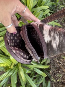Hair <b>On</b> Hide Fur Leather Shoulder <b>Bag</b> Stylish Trending Travel Handbag Cowhide Fur Stylish Easy to <b>Carry</b> Multi Uses Money Belt - Product Image 6