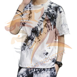 Ensemble deux pièces personnalisé sublimé style streetwear, dernière tendance, décontracté, manches courtes, respirant, haute qualité pour homme - Product Image 4