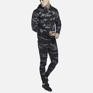 Chándal Deportivo para Hombre, Chándales con Logotipo Personalizado, Forro Polar Técnico, Cierre de Cremallera, Chándal Reflectante para Hombre, Sin Marca - Product Image 3
