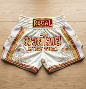 Pantalones Cortos de Boxeo Muay Thai, Ropa de Artes Marciales, Ropa de Entrenamiento, Pantalones Cortos de Boxeo de Satén de Seda, Pantalones Cortos de Kickboxing Unisex para Hombres y Mujeres - Product Image 1