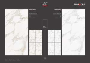 Elegantes azulejos de porcelana brillantes de formato grande 600X1200 para pisos y paredes, ideales para uso interior en hogares y espacios comerciales de alta gama. - Product Image 2