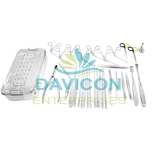 DAVICON Juego de Instrumentos de Timpanoplastia de Acero Inoxidable de Alta Calidad, Instrumentos Manuales de Microcirugía de Oído para ORL, Color Negro - Product Image 2