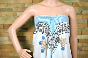 Pareo de algodón indio hecho a mano con estampado a mano, suave y ligero, ideal para la playa en verano. - Product Image 3