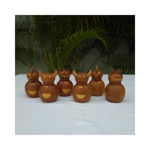 Hien Luong Vietnam Artisanat Boîtes à épices en bois massif - Durables, écologiques, imperméables et faciles à nettoyer, vente en gros OEM/ODM - Product Image 1