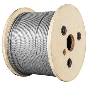 <b>Top</b> Grade Premium Quality AiSi Grade Steel Wire Rope Transparent PVC Coating Galvanized High Carbon Steel Customizable Cutting - Product Image 3