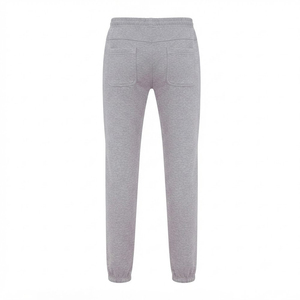 Ensemble de survêtement gris à capuche pour homme, manches longues, fermeture éclair, respirant, polyester et coton, coupe décontractée, couleur unie, automne - Product Image 3