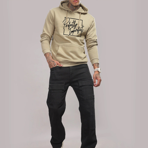 Hysaf Apparels Co – Nouveaux sweats à capuche streetwear d'hiver en molleton épais 100 % coton, coupe classique, personnalisables avec impression et broderie - Product Image 4