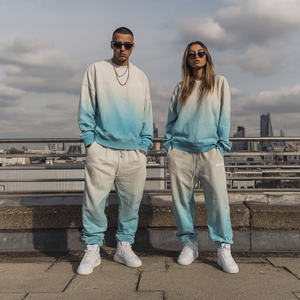 Conjunto Deportivo Holgado con Cierre y Estampado Tie-Dye para Hombre y Mujer, Sudadera con Capucha Oversize, Moda Urbana - Product Image 4