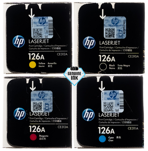 Juego de Cartuchos de Tóner HP 126A CMYK Originales - Product Image 1