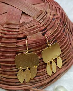 Pendientes de Aro Retro de Latón Personalizados, de Moda, para Bodas y Fiestas, con Acabado Vintage, Joyería Boho de Moda - Product Image 5