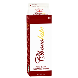 Crème Non Laitière Professionnelle en Gros pour l'Exportation, Qualité OEM/ODM, Crème Fouettée au Chocolat Mélangée HALAL 1KG - Product Image 1