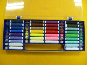 AA0015 <b>Sewing</b> kit | Portable <b>Sewing</b> Thread <b>Set</b> With 40 Colors For Machine <b>Sewing</b> Plastic Case Organized Storage Box - Product Image 3