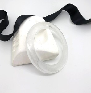 <b>Clear</b> WHITE Premium <b>Resin</b> Bangle Lightweight Comfortable Wear Artistic Stylish <b>Resin</b> Bangles - Product Image 2