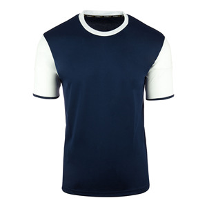 Conjunto de camiseta de fútbol roja para hombre, manga corta, cuello en V, absorbe la humedad, cintura elástica, uniforme deportivo para todas las estaciones - Product Image 2