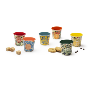 Set di 6 Tazze da Caffè in Ceramica Excelsa, Porcellana 9 Cl Multicolore La Via Della Seta - Product Image 2