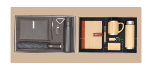 Set de Regalo Ejecutivo de Lujo: Cuaderno de Cuero PU Personalizado, Bolígrafo y Cartera con Diseño Grabado, Ideal para Regalo de Graduación o Regreso a Clases - Product Image 3