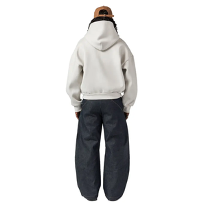 Custom Puff Printing Embroidered 360 Grams Fleece Winter <b>Hoodie</b> Oversized Drop Shoulder Pullover No <b>String</b> Men Streetwear 100% - Product Image 2