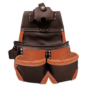 Leather <b>Tool</b> <b>Pouch</b> Nail <b>Pouch</b> Carpenter Bag Kit Electrician handyman <b>Belt</b> Holder - Product Image 5