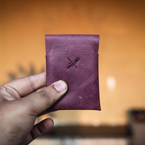 Portefeuille en cuir minimaliste de luxe sans couture, protégé par RFID, étui fin pour cartes de crédit, emballage cadeau avec logo personnalisé LSSW-0021E - Product Image 1